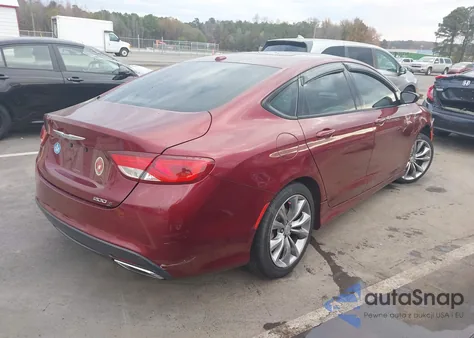 2015 Chrysler 200 S из США, поврежденный, VIN 1C3CCCBB0FN587952